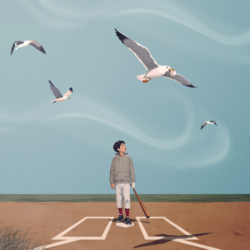 Baseball, stampa di Paolo Metaldi