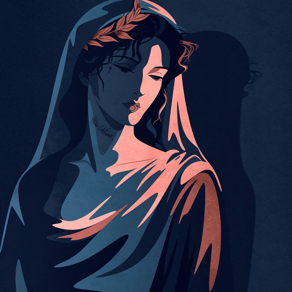 Beatrice, stampa di Paolo Metaldi