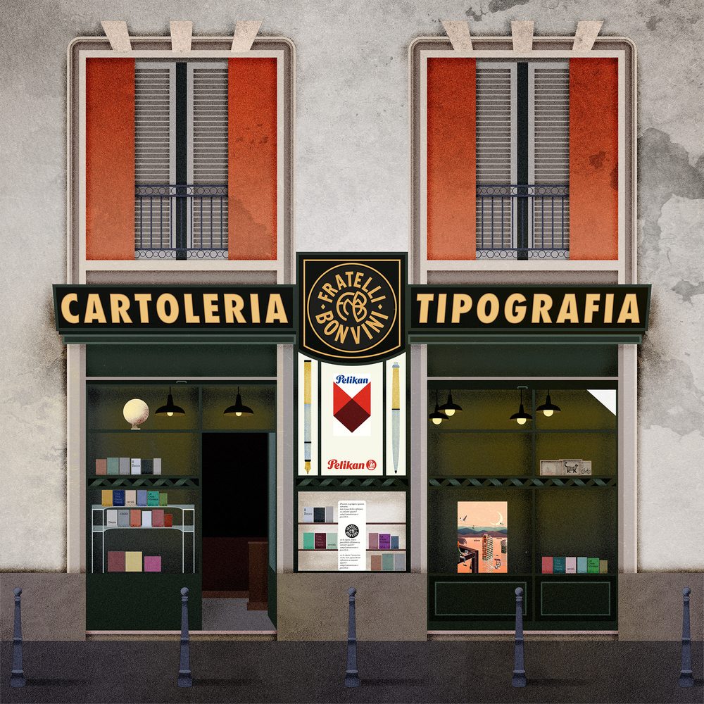 Bonvini, stampa di Paolo Metaldi