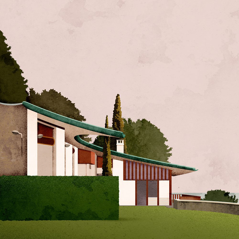 Casa Bianchi Magistretti, stampa di Paolo Metaldi