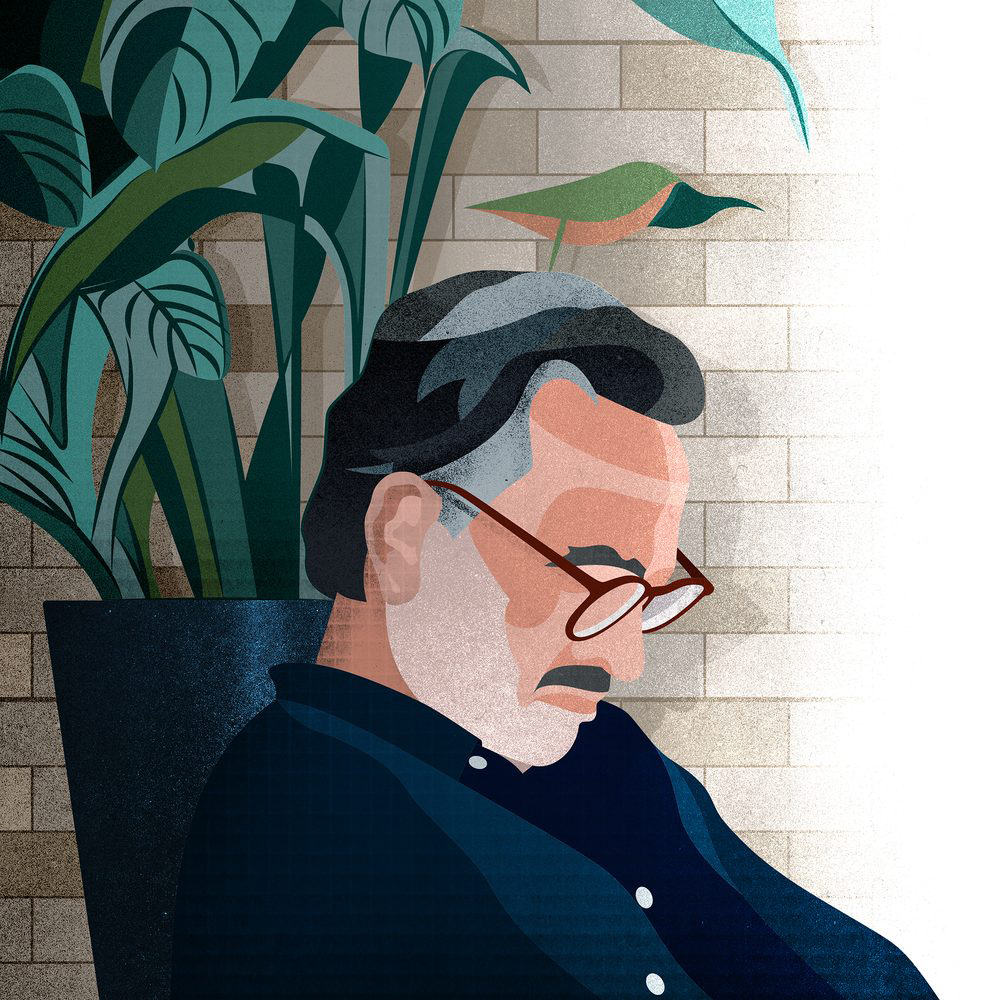 Giancarlo De Carlo, stampa di Paolo Metaldi