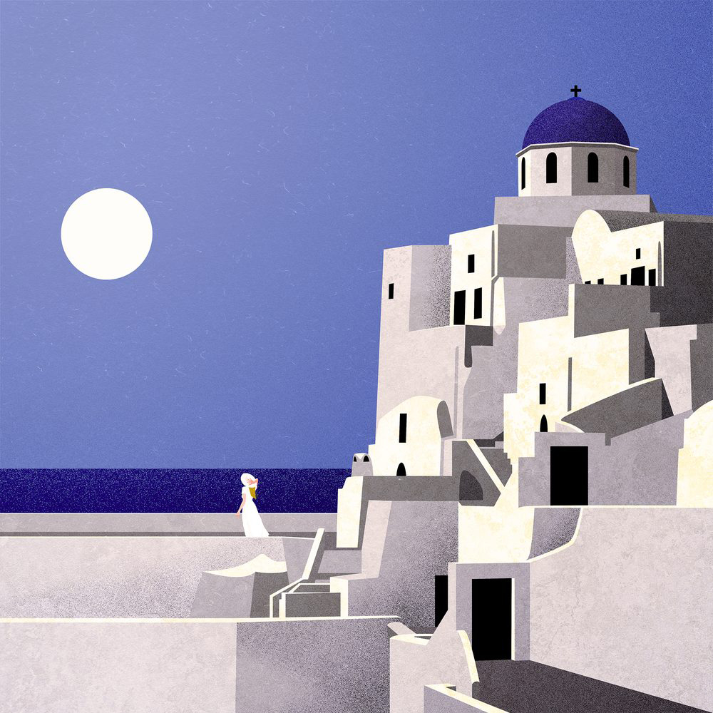 Grecia, stampa di Paolo Metaldi