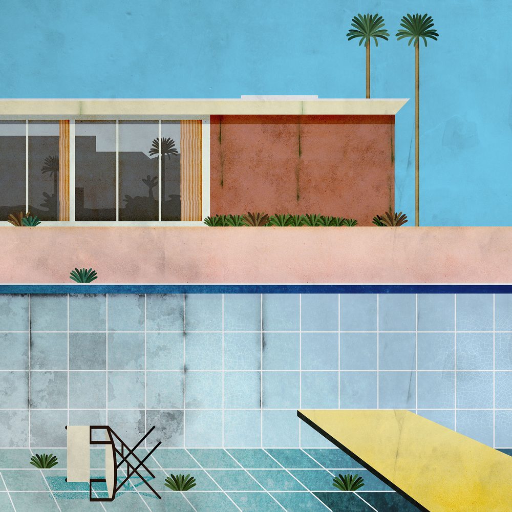 Hockney, stampa di Paolo Metaldi
