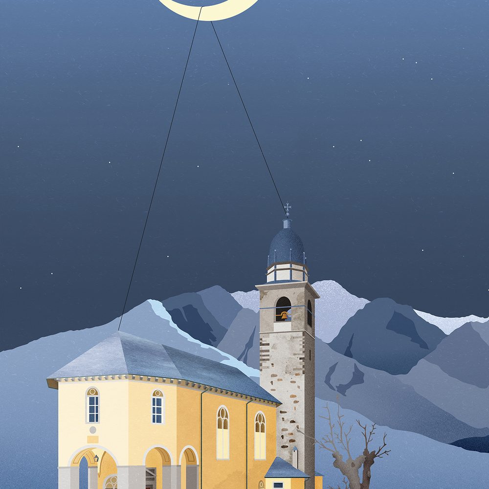 Madonna della Neve, stampa di Paolo Metaldi