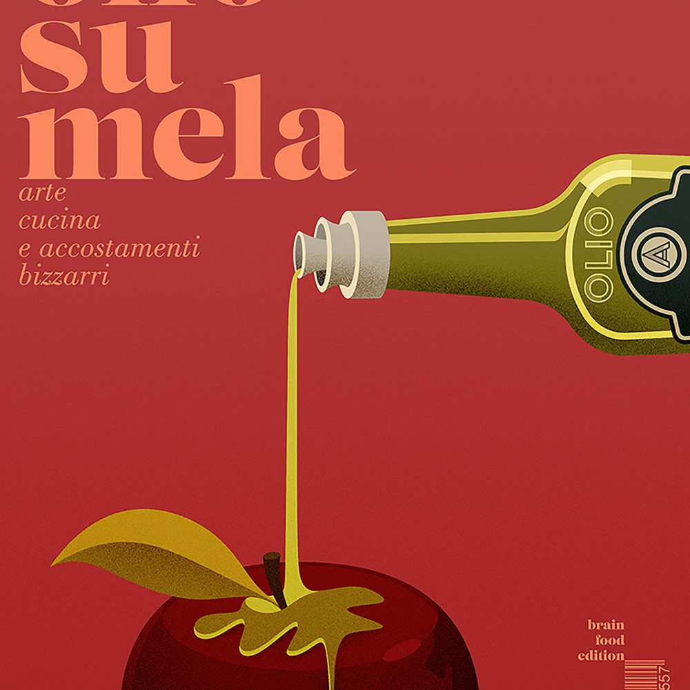 Olio su Mela, stampa di Paolo Metaldi
