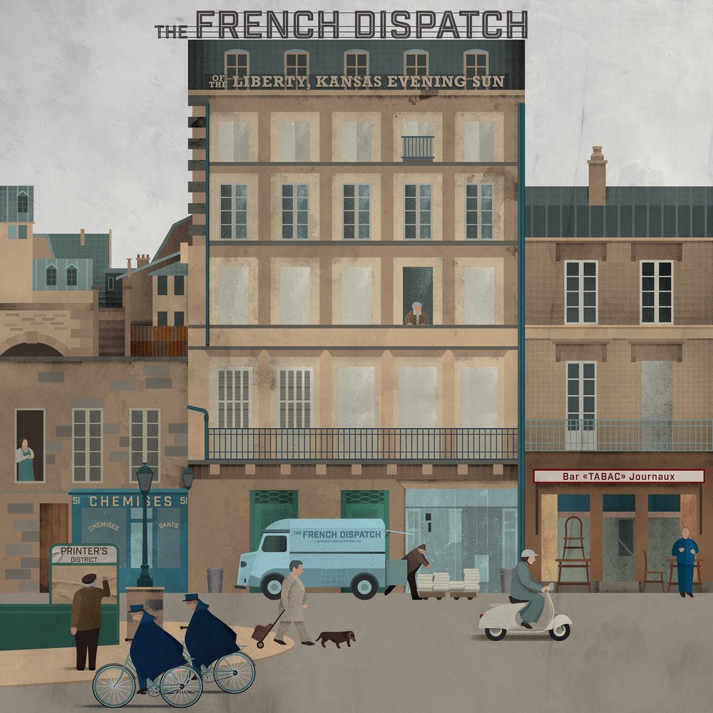 The French Dispatch, stampa di Paolo Metaldi