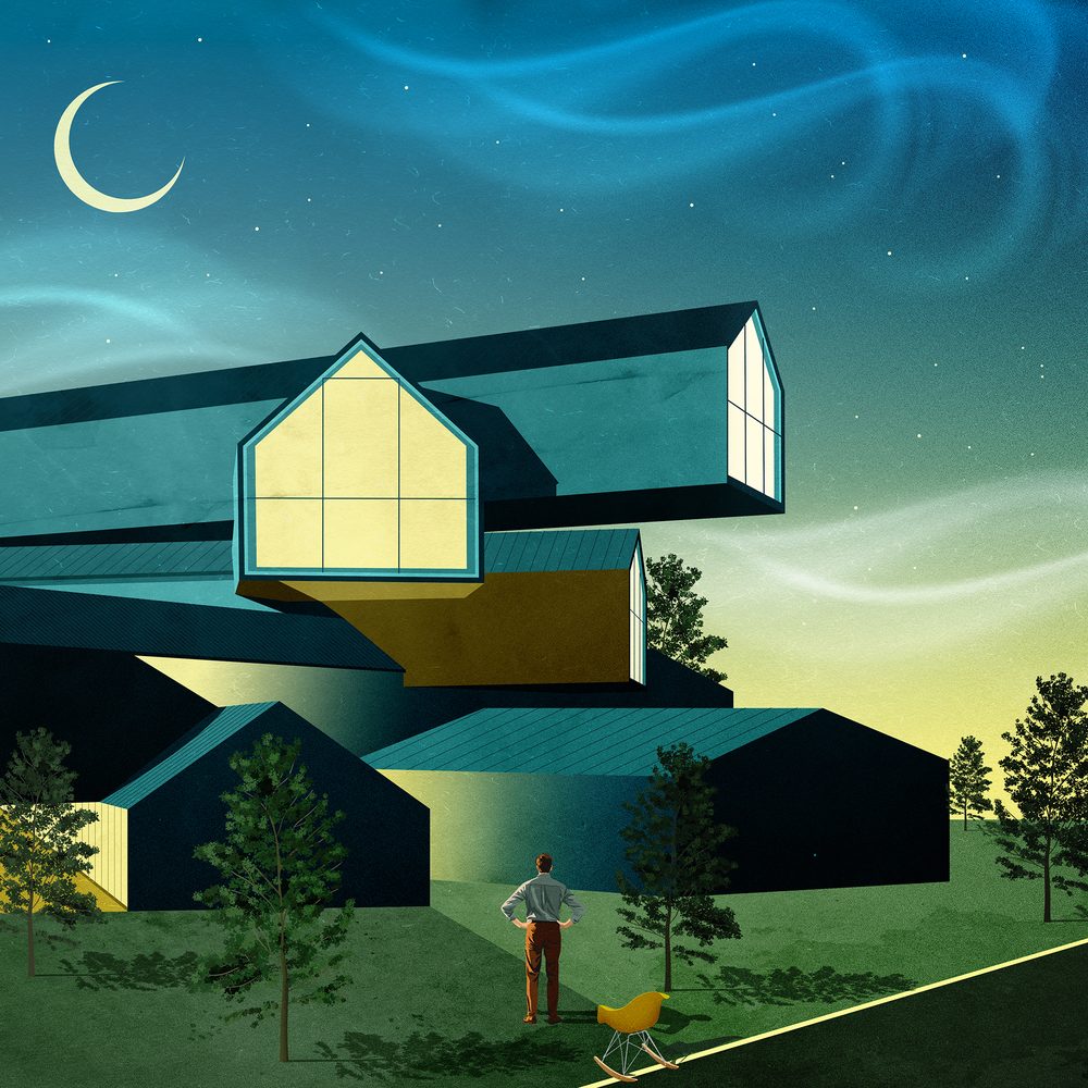 Vitra House, stampa di Paolo Metaldi